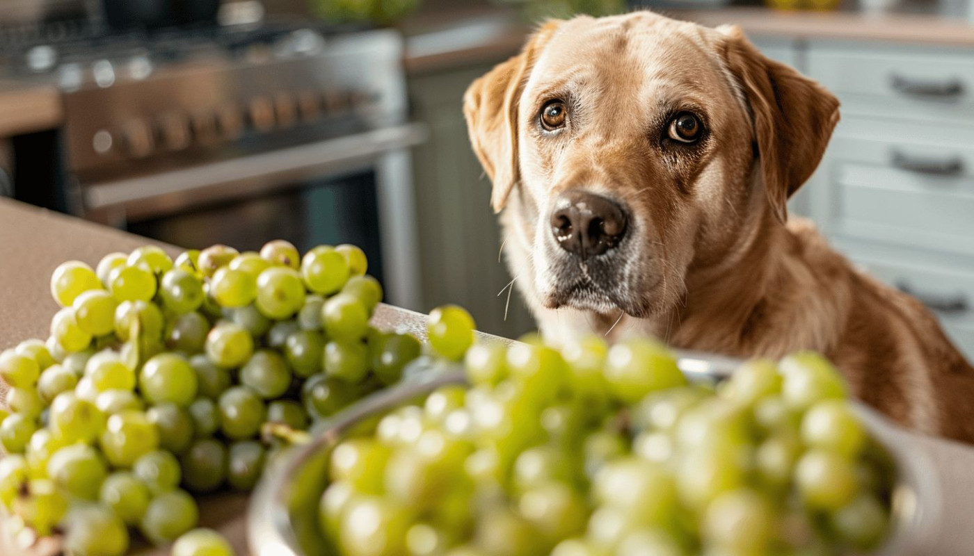 Que faire si votre chien a mangé un raisin vert : conseils et précautions